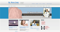 Desktop Screenshot of drmaurogomes.com.br