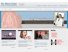 Tablet Screenshot of drmaurogomes.com.br